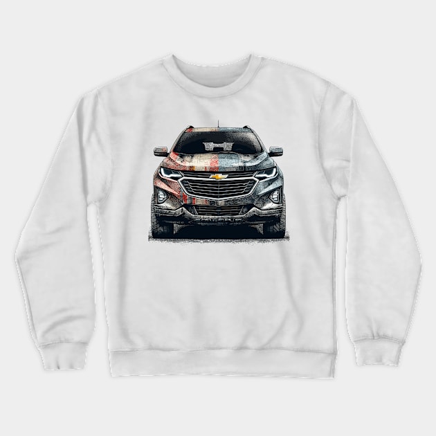 Chevrolet Equinox Crewneck Sweatshirt by Vehicles-Art